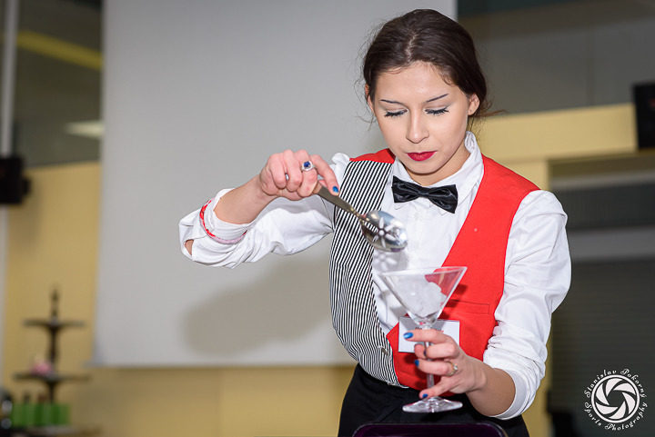 Barmanské zkoušky na Hotelové škole Brno